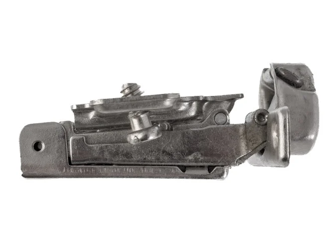 HETTICH Möbelscharnier Kröpfung 00, mit Zuhaltung vernickelt, voll aufliegend,