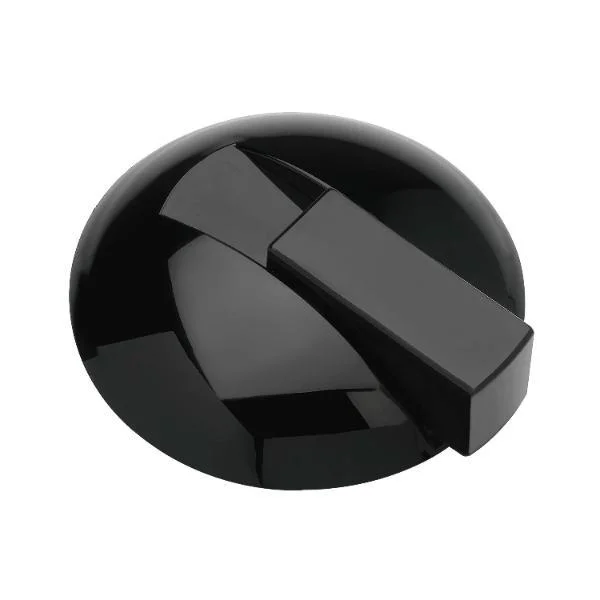 HEWI #625 90 Bodentürpuffer 625, ø 85 mm, Anschlaghöhe 22,5 mm, Polyamid tiefschwarz