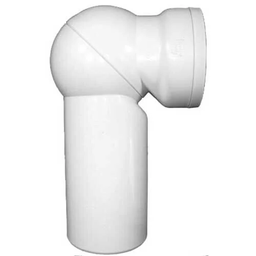 HL210P WC-Anschlussbogen mit PVC-Anschlussstutzen