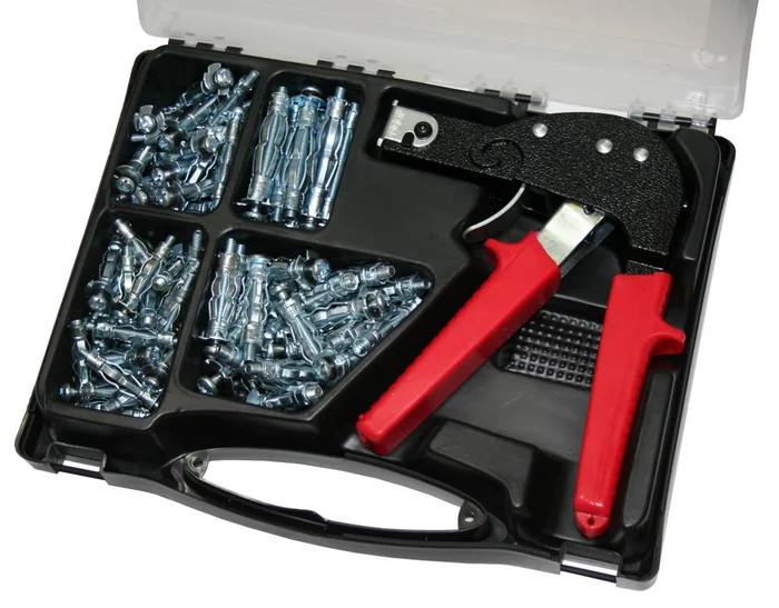 Hohlraumdübel Satz Dübelzange Set 72 teilig Hohlraum Dübel