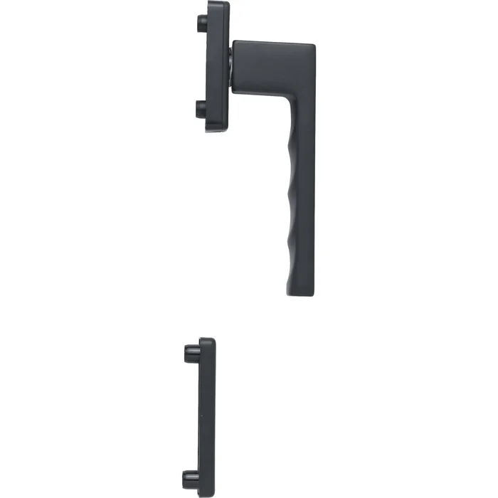 Hoppe Fenstergriff-Halbgarnitur TOULON innen Aluminium schwarz matt