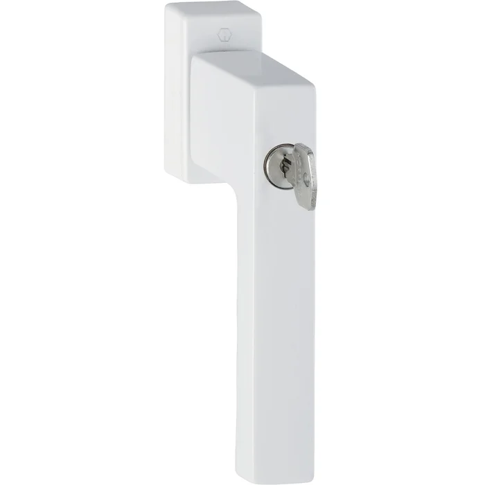 Hoppe Fenstergriff TOULON Sperrzylinder TBT Vierkant 7x37mm weiss