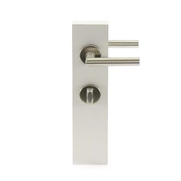 Hoppe HOPPE Drückergarnitur AMSTERDAM – auf Rosette WC, 37-42, Edelstahl matt