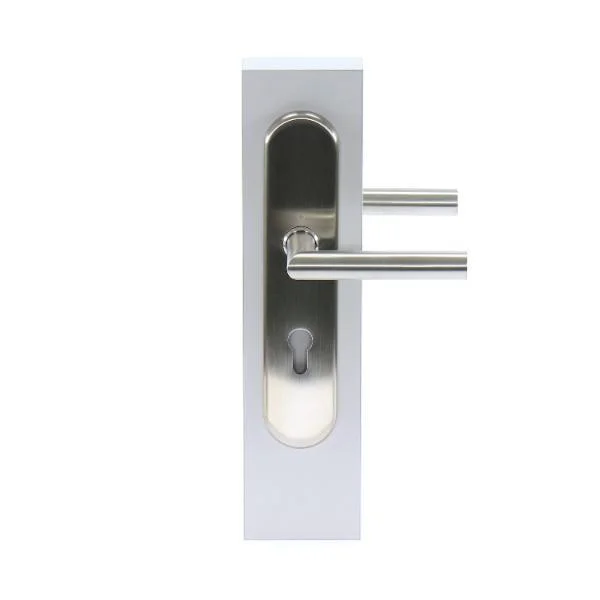 Hoppe SH-Drückergarnitur AMSTERDAM-auf LS PZ72, 42-47, ohne Kzs., Edelstahl