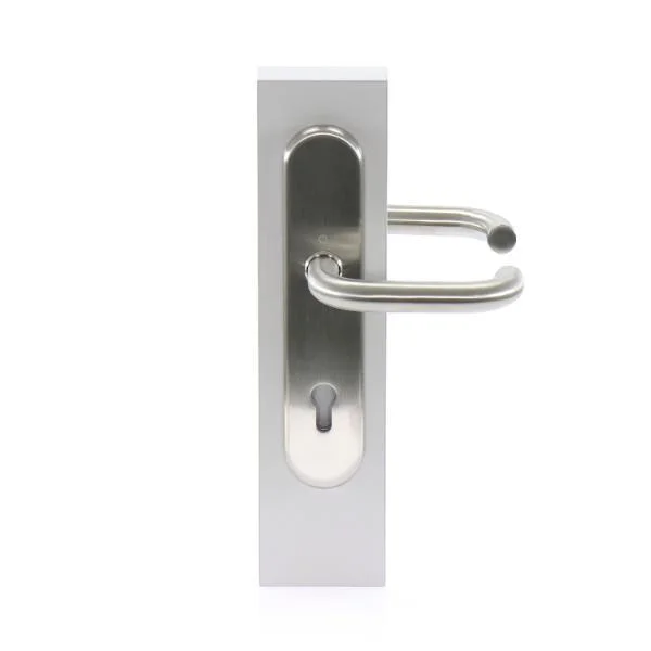 Hoppe SH-Drückergarnitur PARIS-auf LS PZ88, 42-47, SST, ohne Kzs., Edelstahl