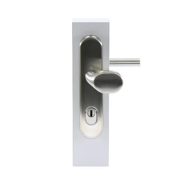 Hoppe SH-Wechselgarnitur AMSTERDAM-Schild PZ88, 62-72, mit Kzs., SST, Edelstahl