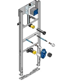 Huter Urinal-Montage-Element HU-UR3020.5-02G, zum Einbau im Trocken-/Massivbau