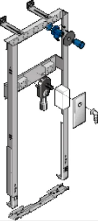 Huter Waschmaschinenanschluss-Element HU-WM7030-M, zum Einbau im Trocken-/Massiv