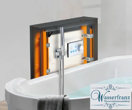 Installation freistehende Badewanne – Montageelement