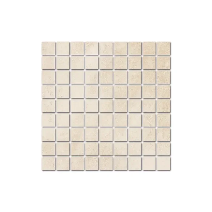 Interbau Wohnkeramik Lithos Silur Creme Mosaikfliese 31,3×31,3 R10/B Art.-Nr. 753131335