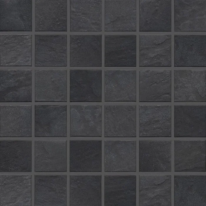 Jasba Basic Stone Schwarz Mosaikfliese 5×5 R10/B Art.-Nr. 42200H
