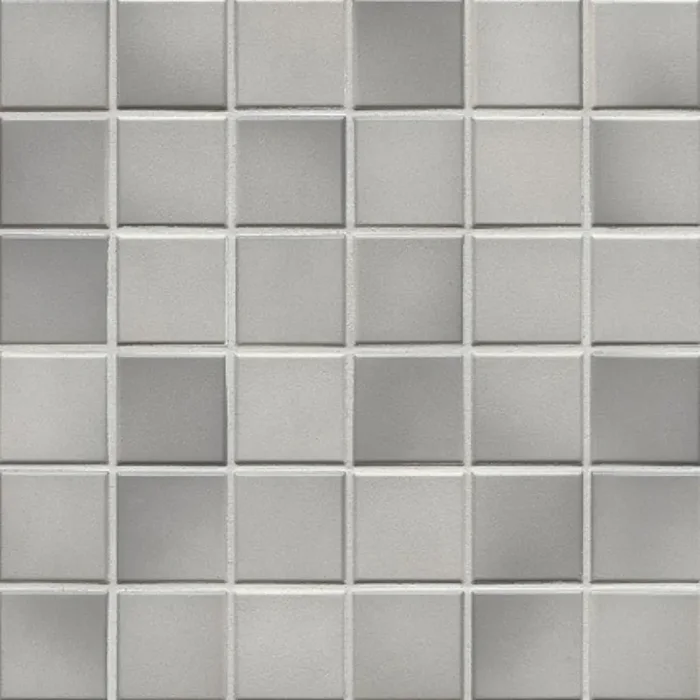 Jasba Fresh Light Gray Mix Secur Glänzend Mosaikfliese 5×5 R10/B Art.-Nr. 41403H