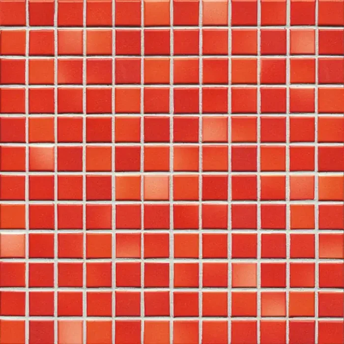 Jasba Fresh Secura Coral Red Mix Mosaikfliese 2,4×2,4 R10/B Art.-Nr. 41312H
