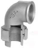 Knieholländer Nr. 96, IG 1″, 90°, verzinkt, konisch dichtend