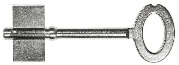 KROMER NOVUM Stahlschlüsselrohling Halm 5,2 mm, Bartbreite 13,5 mm, mit Anschlag