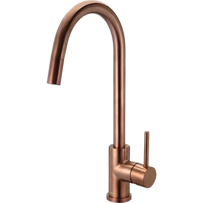 Küchenarmatur Adora Imperia Flex U mit ausziehbarem Auslauf Rotgold