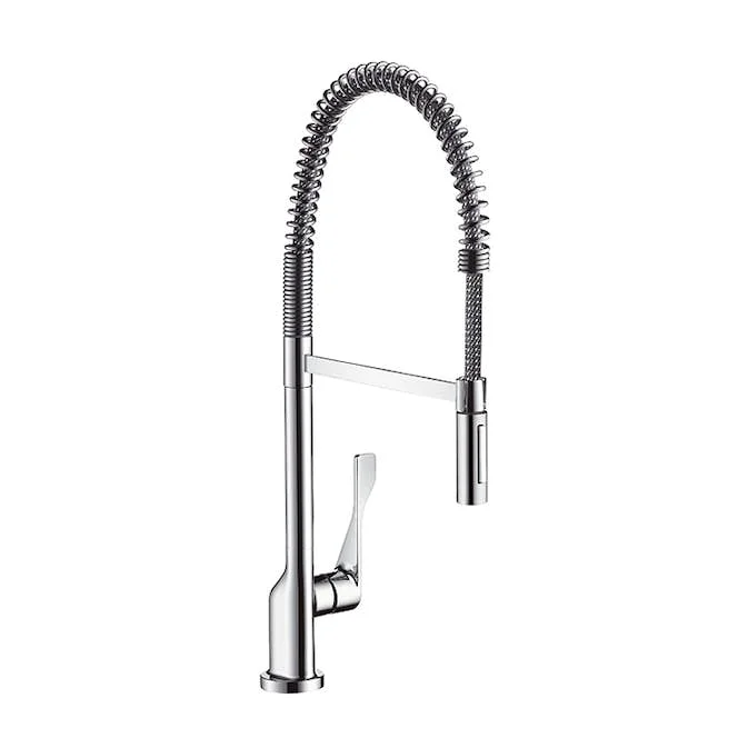 Küchenarmatur Axor Citterio Semi-Pro 230 Hohes Modell mit Handbrause Chrom