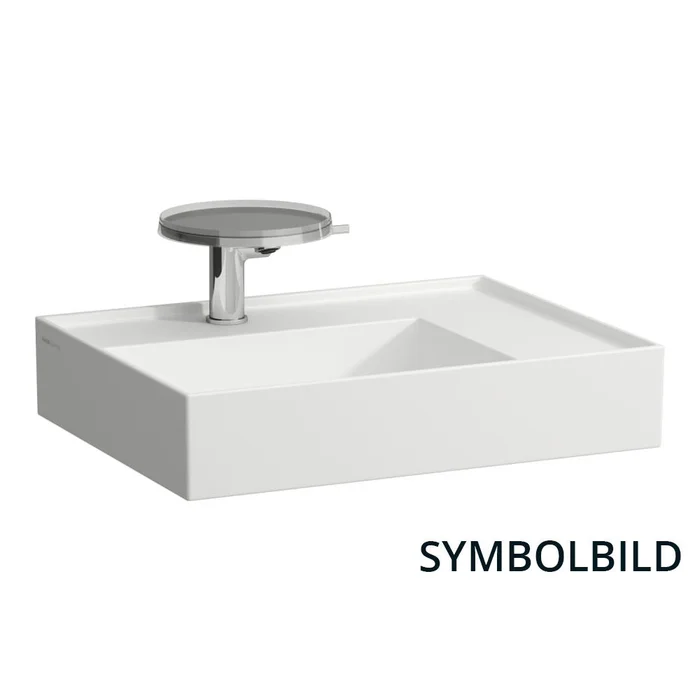 Laufen Kartell Aufsatzwaschtisch 60 x 46cm Ablage rechts weiß