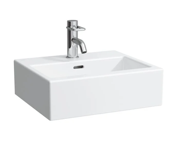 Laufen Living City Aufsatzhandwaschbecken 45x38cm, 1 Hahnloch