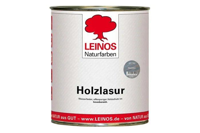 Leinos Holzlasur für innen 261 Friesenblau