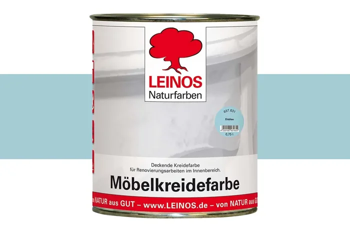 Leinos Möbelkreidefarbe 637 Eisblau