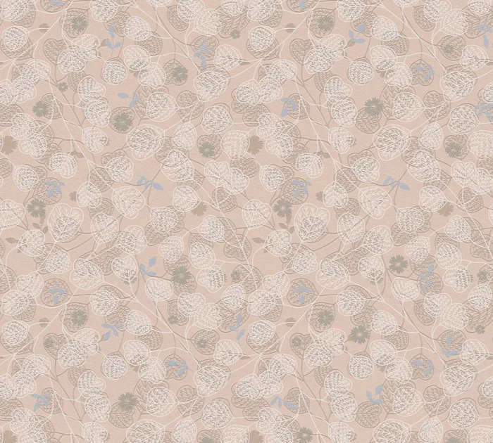 Livingwalls Vliestapete Metropolitan Stories Travel Styles Blumen Rosa matt leicht strukturiert