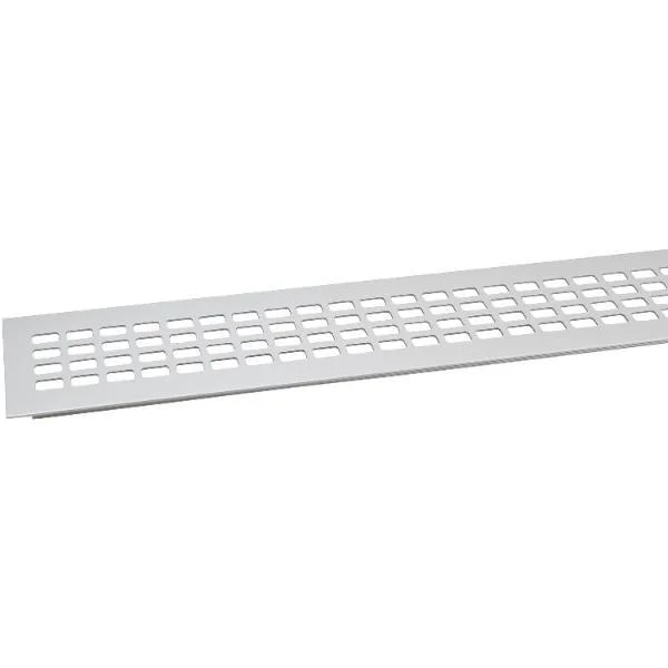 Lüftungsgitter Aluminium natur eloxiert 80X1000 mm