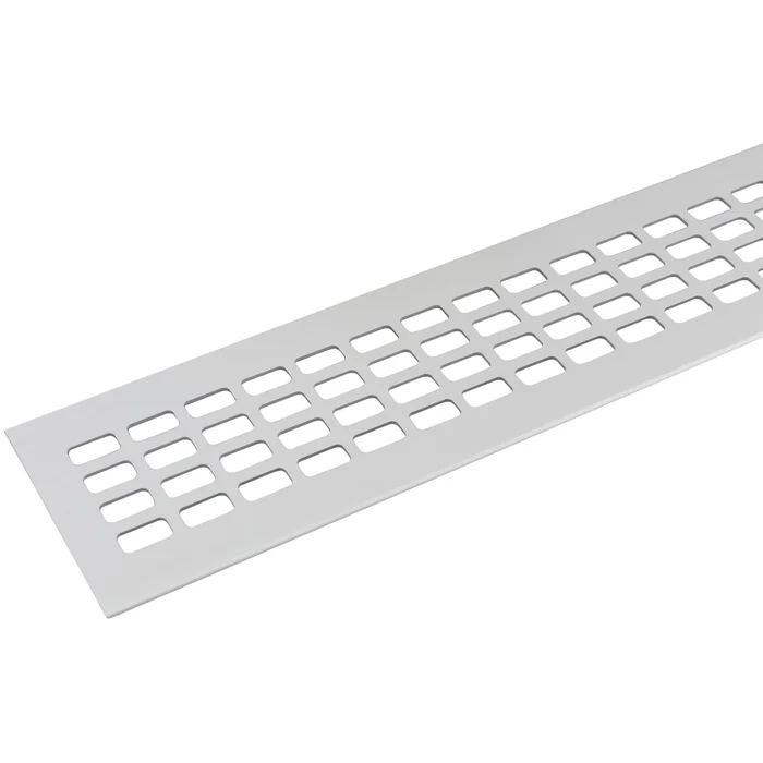 Lüftungsgitter Aluminium natur eloxiert 80X400 mm