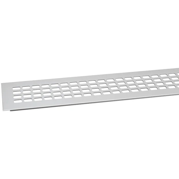 Lüftungsgitter Aluminium natur eloxiert 80X800 mm