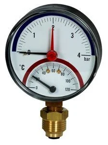 Mano-Thermometer Fig H 30A 1/2″ 80 mm Dm