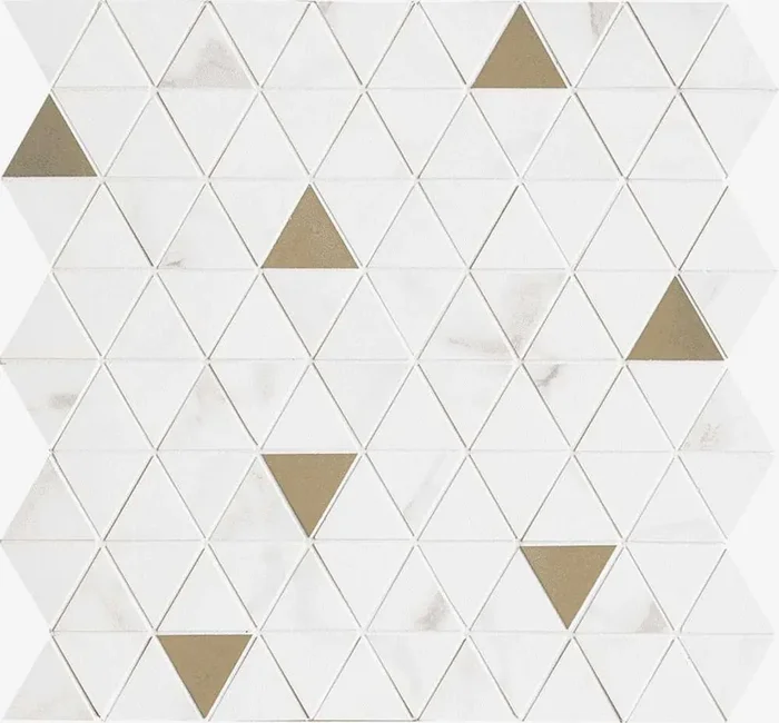 Marazzi Allmarble Wall Golden White Satin Mosaikfliese 40×43 Art.-Nr. M8H1