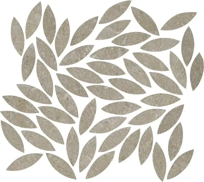 Marazzi Mystone Limestone Taupe mosaico foglie Matt Mosaikfliese 33,4×38 R10/B Art.-Nr. M8LT