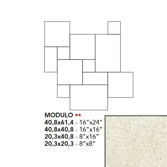 Mediterrane Fliese im römischen Verband Borgogna matt Borgogna Bianco