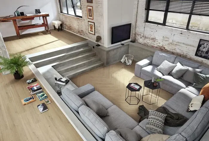 Meister Laminat Felseneiche sand 07122 Fischgrät LS 350