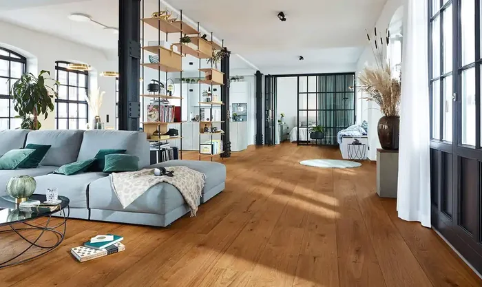 Meister Lindura Holzboden HD 400 Eiche authentic kastanienbraun gebürstet naturgeölt 8911