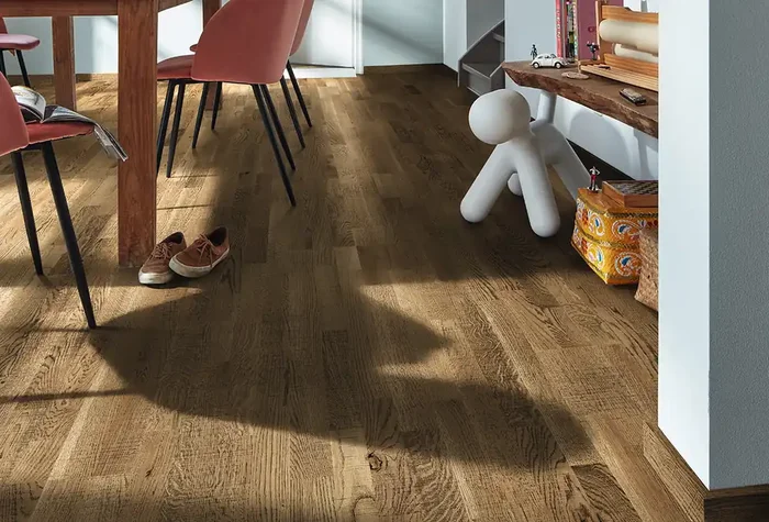 Meister Parkett longlife PC 200 Eiche lebhaft olivgrau 9040 Vintage-Struktur, gebürstet