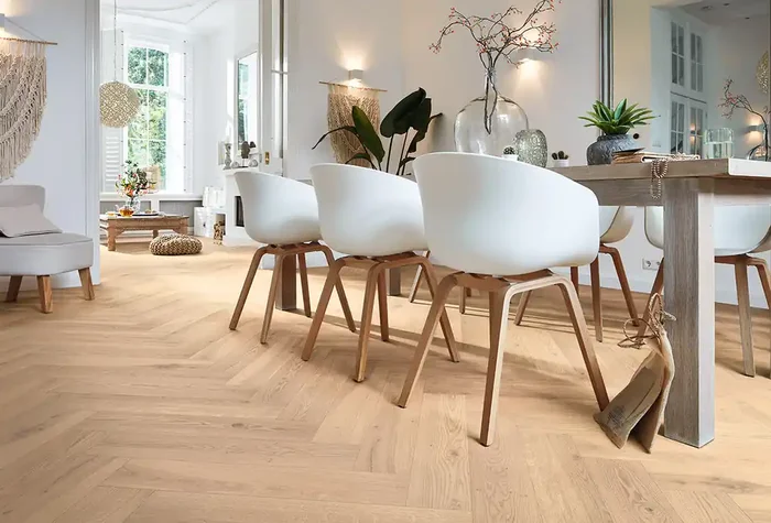 Meister Parkett longlife PS 500 Eiche authentic cremeweiß 9021 gebürstet