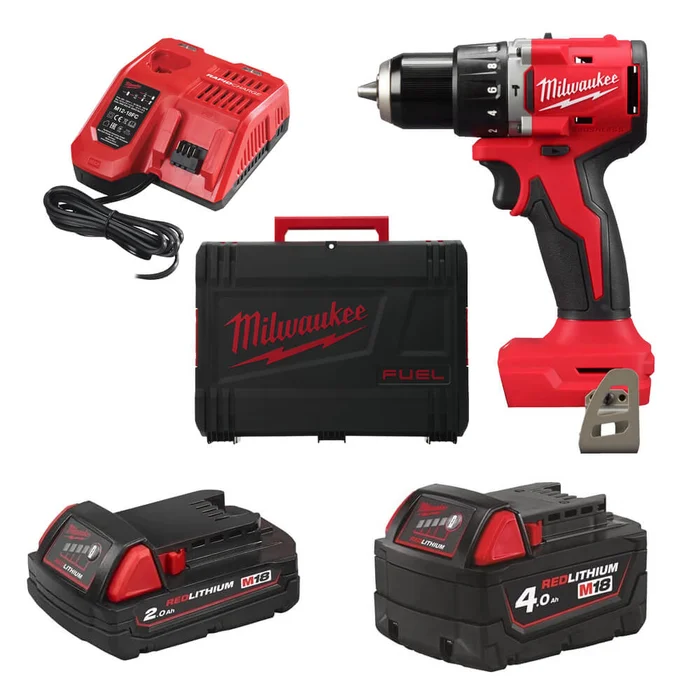 Milwaukee Akku-Schlagbohrschrauber SET M18 BLPDRC-422C