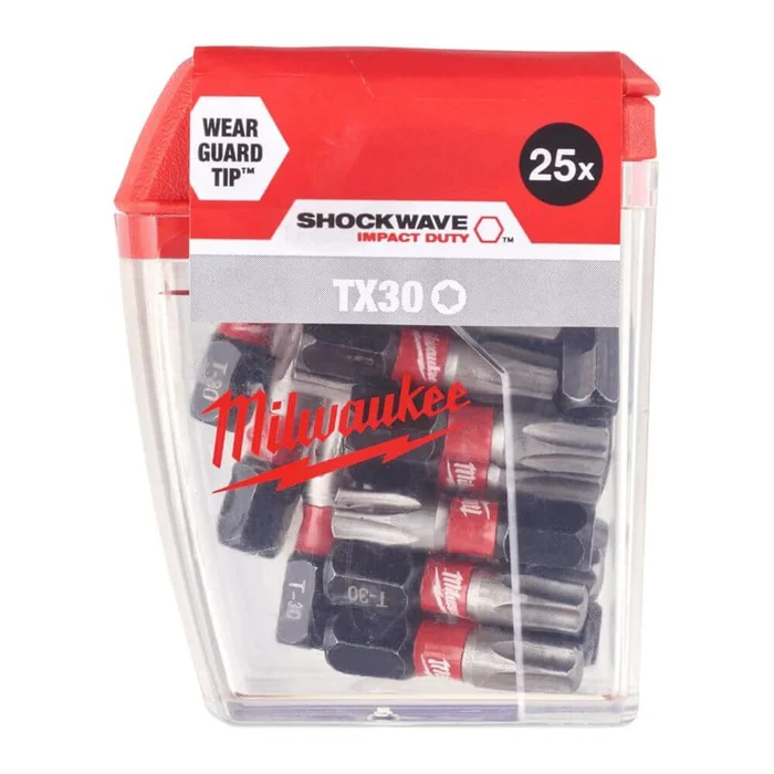 Milwaukee Schrauberbit SHOCKWAVE TX30 / 25mm – 25er Pack
