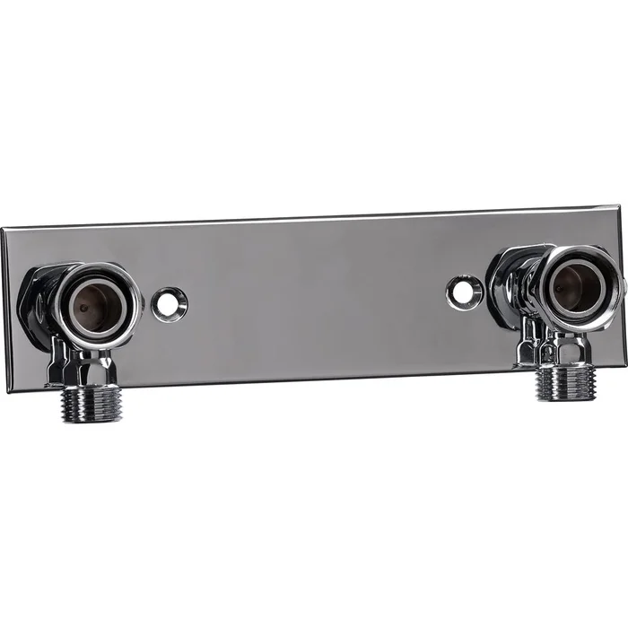 Mischerhalterung Gelia Atia R15 160C/C verchromtes Messing für Oberflächenverrohrung