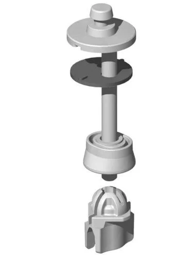 MKW Kunststoffscharnier Exzentrisch