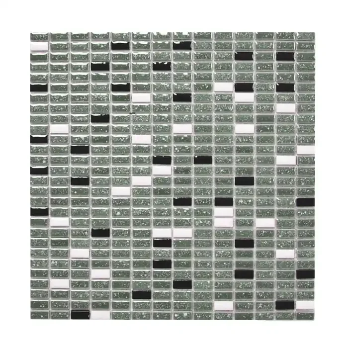 Mosaik E3170 grau schwarz weiß 30×30 cm