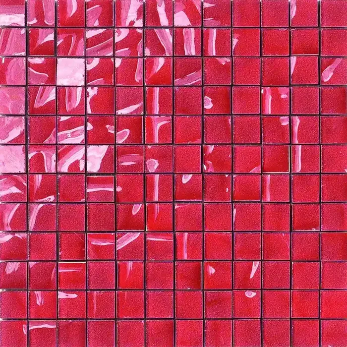 Mosaik Musiva 28,6×28,6 – Rosso Geranio 2