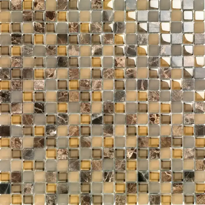 Mosaik Pure & Natural 30×30 – Emperador DK Emperador Glossy