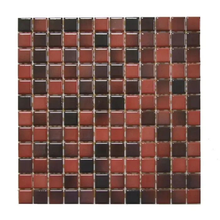 Mosaik Steuler Design E1755 70049 S2 rubin mix braun rot 30×30 cm