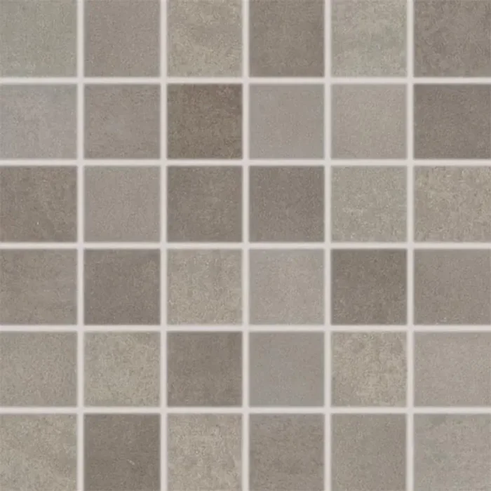 Mosaik Supra Braun-Grau 30x30cm (5x5cm) Rektifiziert Restposten 12 Stück