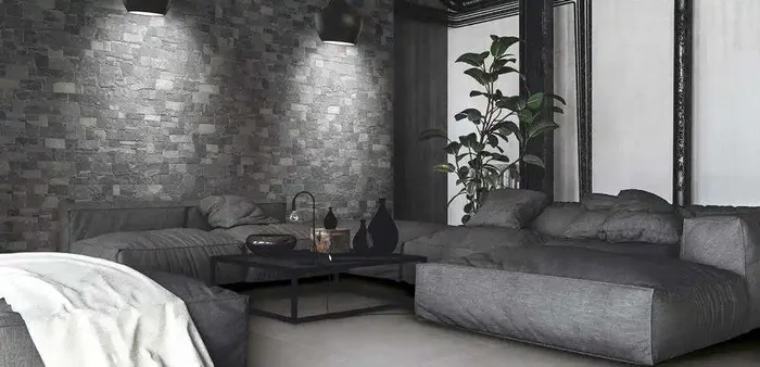 Muster 15×61 cm für Rondine Lyon Dark Matt Wandfliese 15×61 Art.-Nr. J88561