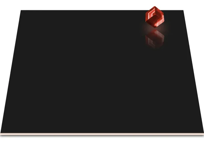 Musterfliesenstück für FKEU Kollektion Color Schwarz Glänzend Bodenfliese 10×10 Art.-Nr. FKEU002810