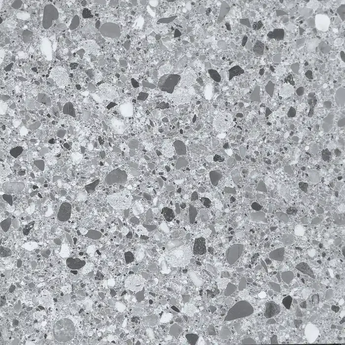 Musterfliesenstück für FKEU Kollektion Terrazzostone Weiss Fliese 60×60 R10/A Art.-Nr. FKEU0991694