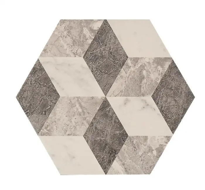 Musterfliesenstück für Marazzi Allmarble Altissimo Dekorfliese 21×18,2 Art.-Nr. MMMP